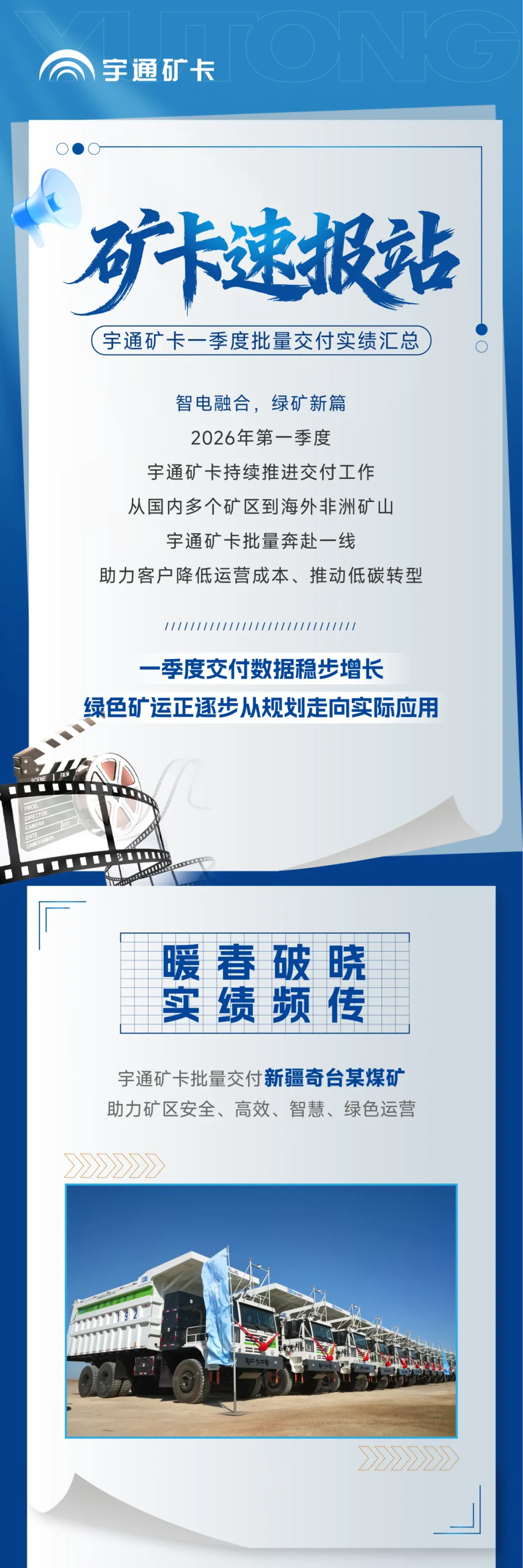 矿卡速报站|letou国际米兰官网矿卡一季度批量交付多个矿区，，，，，，，助推矿山绿色智慧转型！