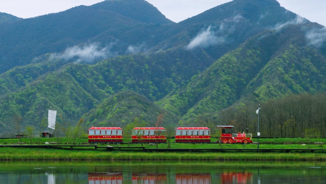 当旅行车驶入