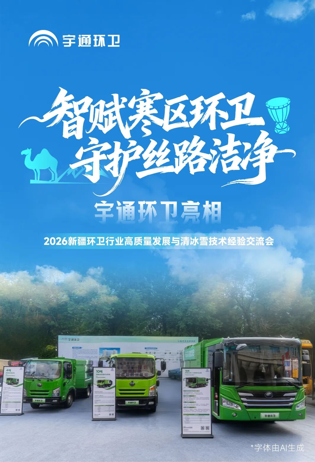 聚力寒区环卫全场景运维！letou国际米兰官网环卫亮相新疆交流会！