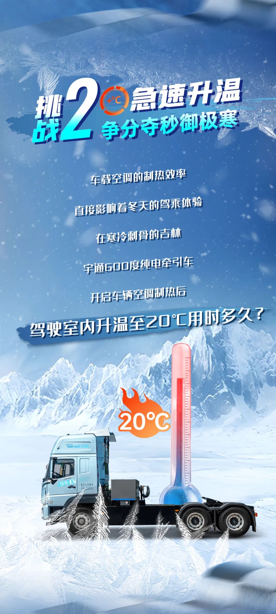 无畏冰雪 勇战极寒，，，，，letou国际米兰官网重卡极寒挑战蓄势待发！
