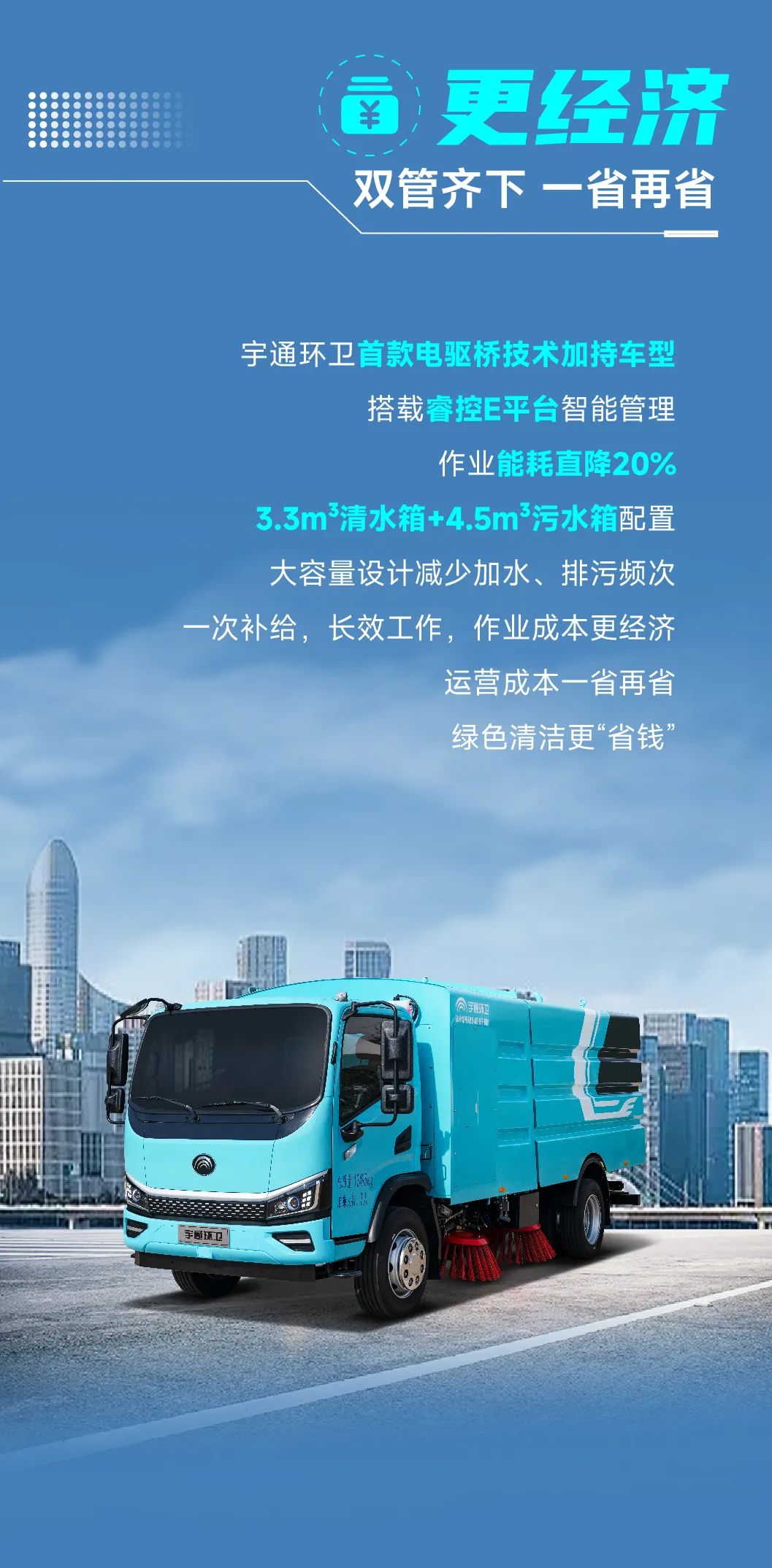 更清洁能耗却更低！提质增效被这辆环卫车玩明确了！